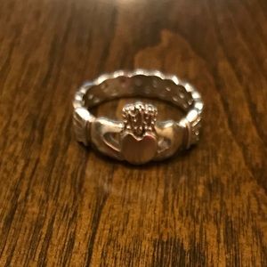 Stainless steel claddagh ring